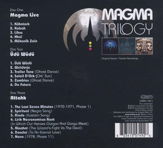 Trilogy - CD Audio di Magma - 2