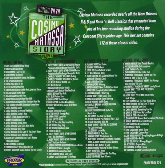 The Cosimo Matassa Story vol.2: Gumbo Ya Ya - CD Audio - 2