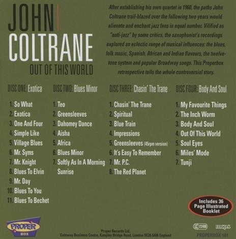 Out of This World - CD Audio di John Coltrane - 2