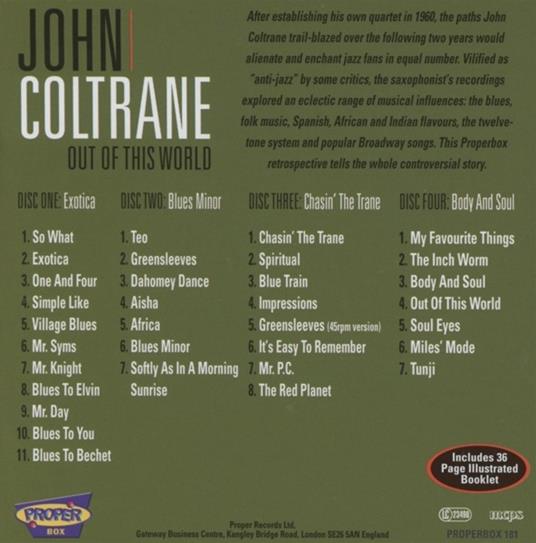 Out of This World - CD Audio di John Coltrane - 2