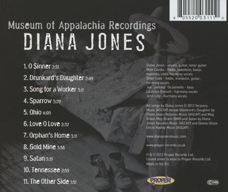 Museum of Appalachia Recordings - CD Audio di Diana Jones - 2