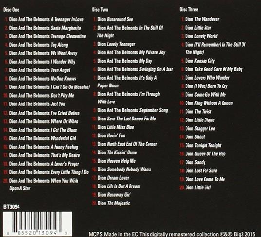 Absolutely Essential 3 CD Collection - CD Audio di Dion and the Belmonts - 2