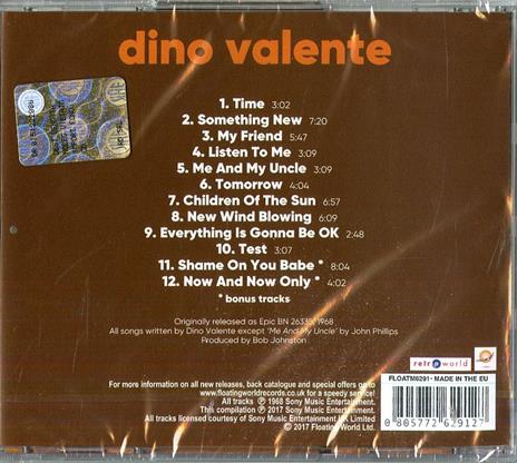 Dino - CD Audio di Dino Valente - 2