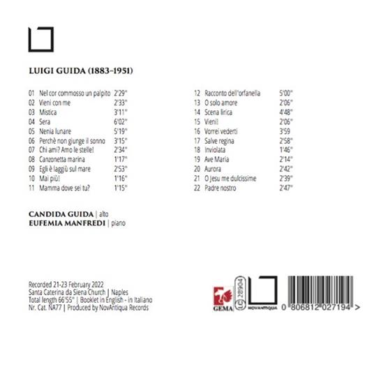 Mistica - CD Audio di Candida Guida - 2