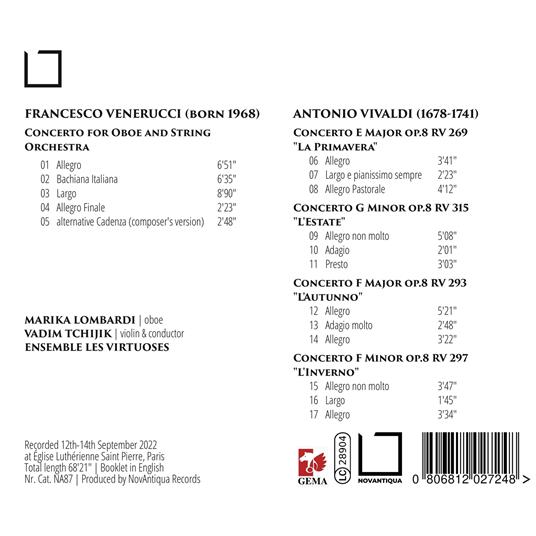 Le 5 Stagioni - CD Audio di Marika Lombardi - 2