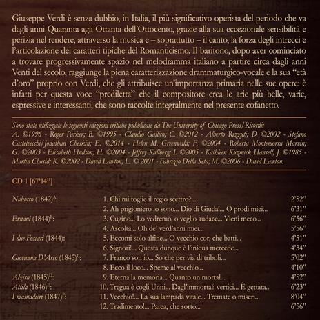 Complete Arias For Baritono - CD Audio di Giuseppe Verdi,Sebastiano Cicognetti - 2