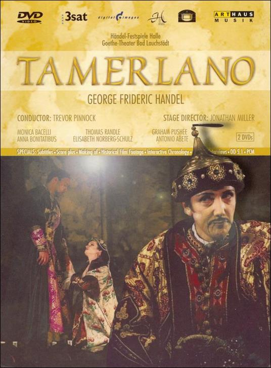 Tamerlano (2 Dvd) - DVD di Georg Friedrich Händel