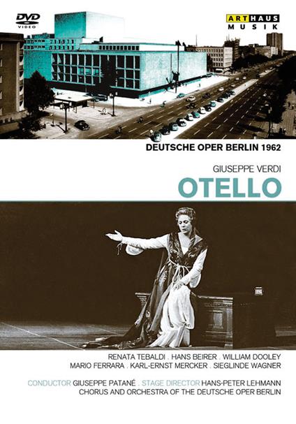 Giuseppe Verdi. Otello (DVD) - DVD di Giuseppe Verdi,Renata Tebaldi