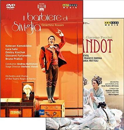 Gioacchino Rossini / Giacomo Puccini - Il Barbiere Di Siviglia / Turandot (3 Dvd) - DVD