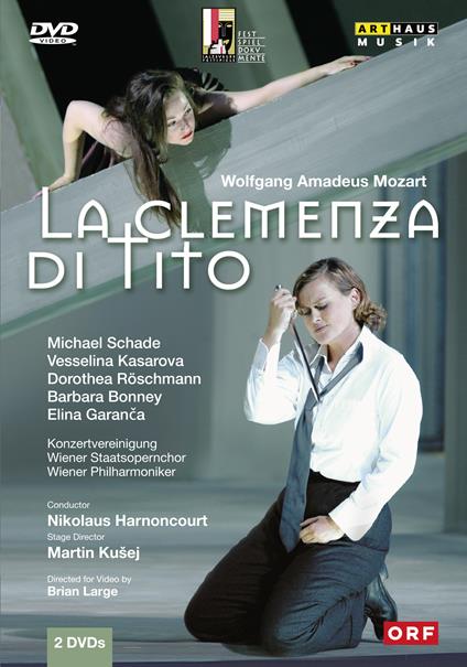 La clemenza di Tito (2 DVD) - DVD di Wolfgang Amadeus Mozart,Nikolaus Harnoncourt