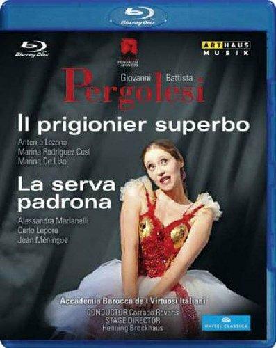 Giovanni Battista Pergolesi. Il prigionier superbo - La serva padrona (Blu-ray) - Blu-ray di Giovanni Battista Pergolesi
