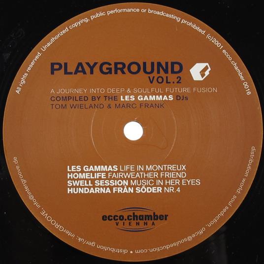 Playground Vol.2 - Vinile LP