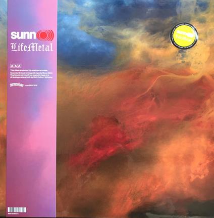 Lifemetal (Yellow Vinyl) - Vinile LP di Sunno)))