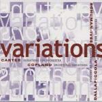 Variazioni per orchestra - CD Audio di Aaron Copland,Charles Ives,Luigi Dallapiccola,Elliott Carter,Robert Whitney,Louisville Orchestra