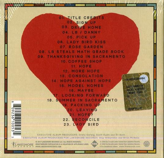 Lady Bird - CD Audio di Jon Brion - 2