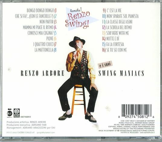 Renzo Swing! - CD Audio di Renzo Arbore,Swing Masters - 2