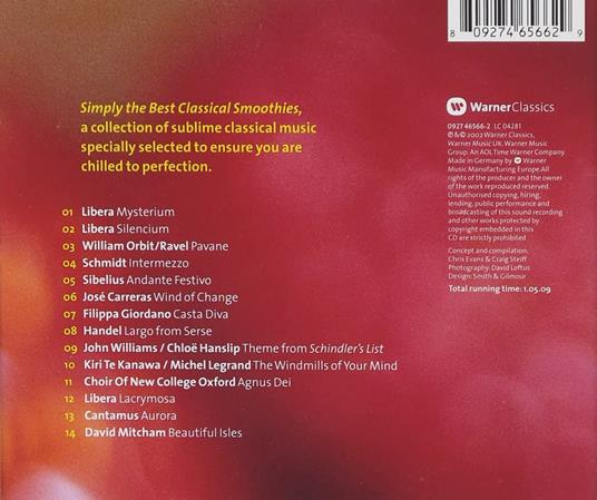 The Best Classical Smoothies - CD Audio - 2