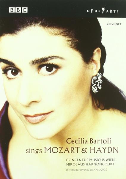 Cecilia Bartoli sings Mozart & Haydn (2 DVD) - DVD di Cecilia Bartoli,Franz Joseph Haydn,Wolfgang Amadeus Mozart,Nikolaus Harnoncourt,Concentus Musicus Wien