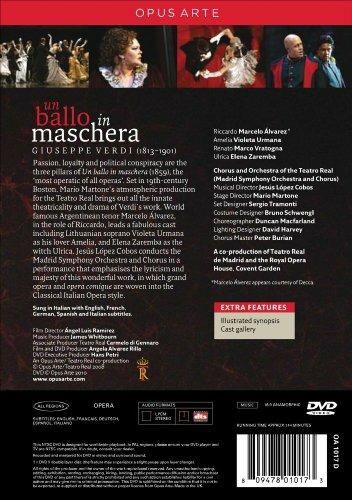 Giuseppe Verdi. Un ballo in maschera (DVD) - DVD di Giuseppe Verdi,Marcelo Alvarez,Violeta Urmana - 2