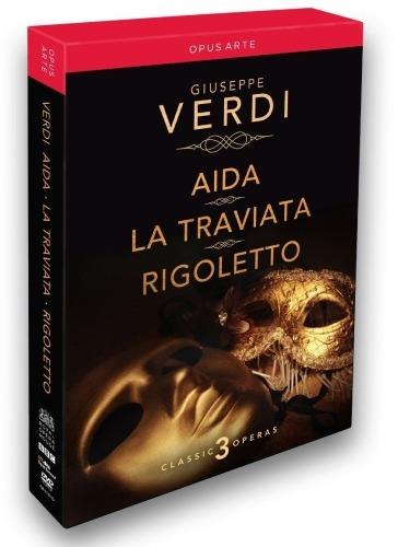 Giuseppe Verdi. Aida, La Traviata, Rigoletto (3 DVD) - DVD di Giuseppe Verdi,Marcelo Alvarez,Fabio Armiliato,Norah Amsellem