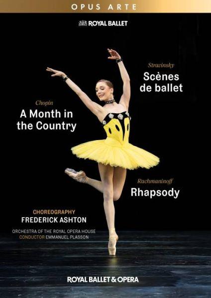 Scènes de ballet - A Month in the Country - Rhapsody - DVD di Emmanuel Plasson