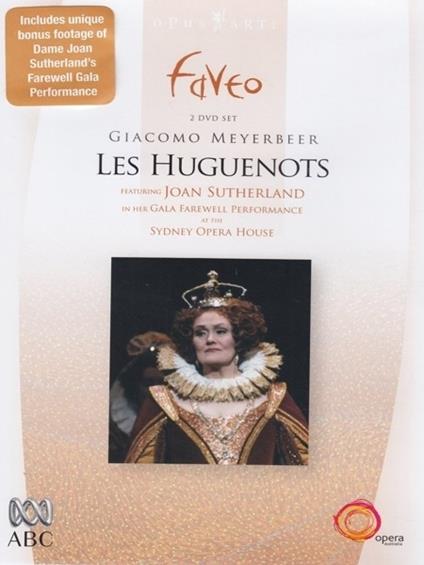 Les Huguenots - Gli Ugonotti (2 DVD) - DVD di Giacomo Meyerbeer,Joan Sutherland,Richard Bonynge