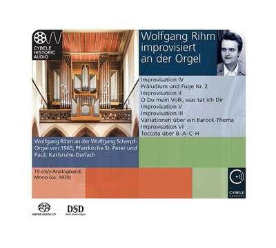 Improvisiert an der Orgel - SuperAudio CD ibrido di Wolfgang Rihm