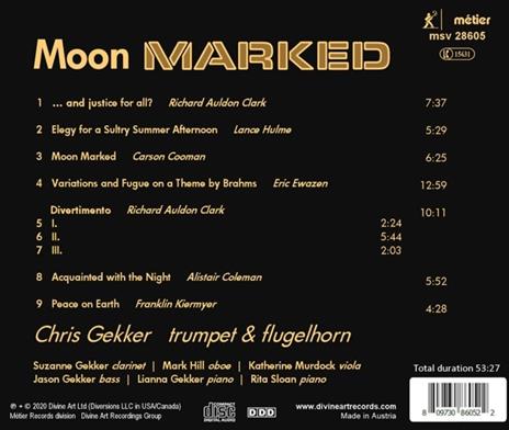 Moon Marked - CD Audio di Chris Gekker - 3