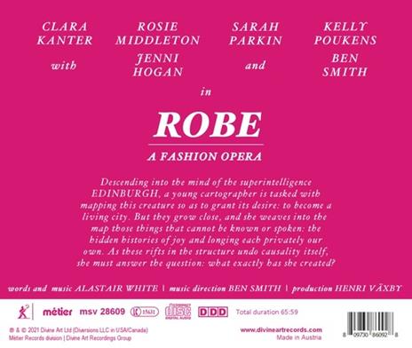 Robe. Fashion opera - CD Audio di Alastair White - 2