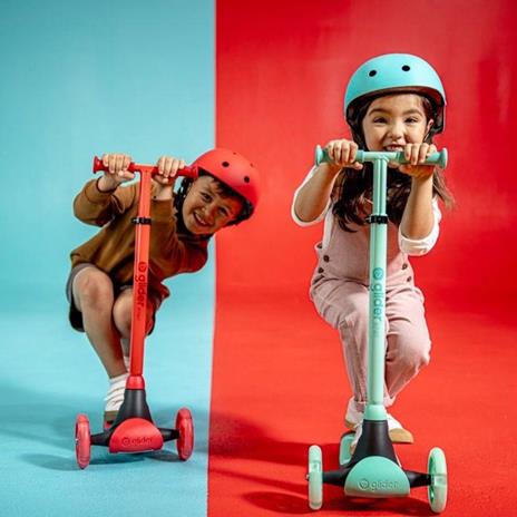 Yvolution Y Glider Kiwi Bambini Kickbike Rosso - 4
