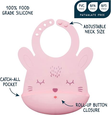Tiny Twinkle Sb-R-Pn - Bavaglino In Silicone Animaletti Del Bosco - 4
