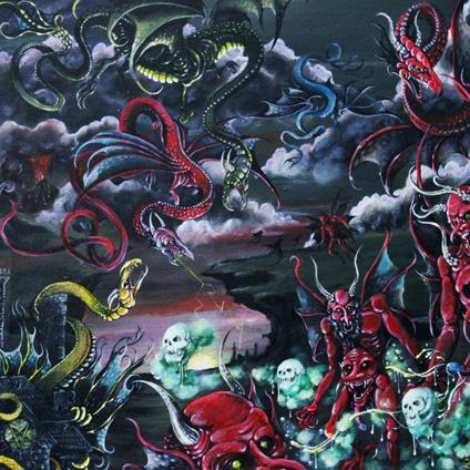 Through Sheer Will And Black Magic (Coloured Vinyl) - Vinile LP di Daeva