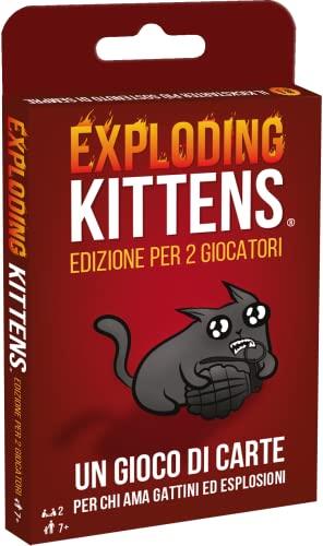 Asmodee - Exploding Kittens: Edizione per 2 Giocatori, Gioco da Tavolo, Party Game, Edizione in Italiano