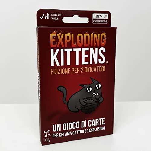 Asmodee - Exploding Kittens: Edizione per 2 Giocatori, Gioco da Tavolo, Party Game, Edizione in Italiano - 3