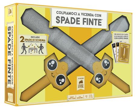 Colpiamoci a vicenda con Spade finte. Gioco da tavolo