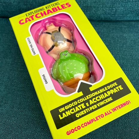 Asmodee Exploding Kittens: Catchables - Gatto nel Sacco, Gioco da Tavolo, 8+ Anni, 2+ Giocatori, Edizione in Italiano - 2