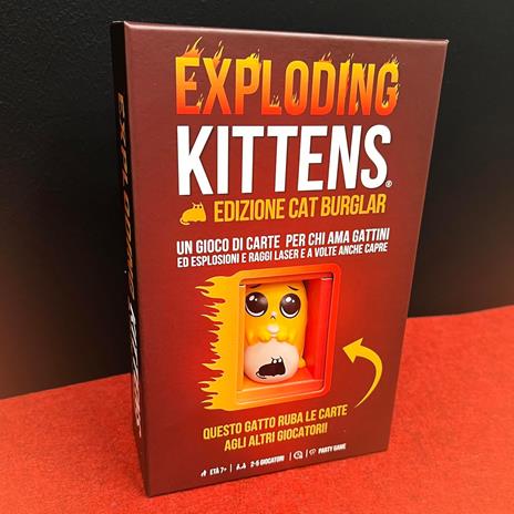 Asmodee Exploding Kittens Cat Burglar, Gioco da Tavolo, 7+ Anni, 2-5 Giocatori, Edizione in Italiano - 2