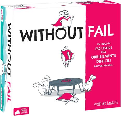 Asmodee Without Fail, un Gioco da Tavolo di Exploding Kittens, 10+ Anni, 2+ Giocatori, Edizione in Italiano