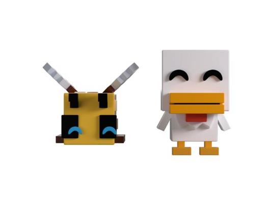 Minecraft Vinile Figures Bee E Chicken Monitor Buddiez Youtooz