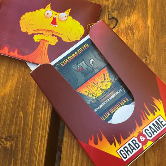 Exploding Kittens Grab & Game 2.0. Gioco da tavolo - 3