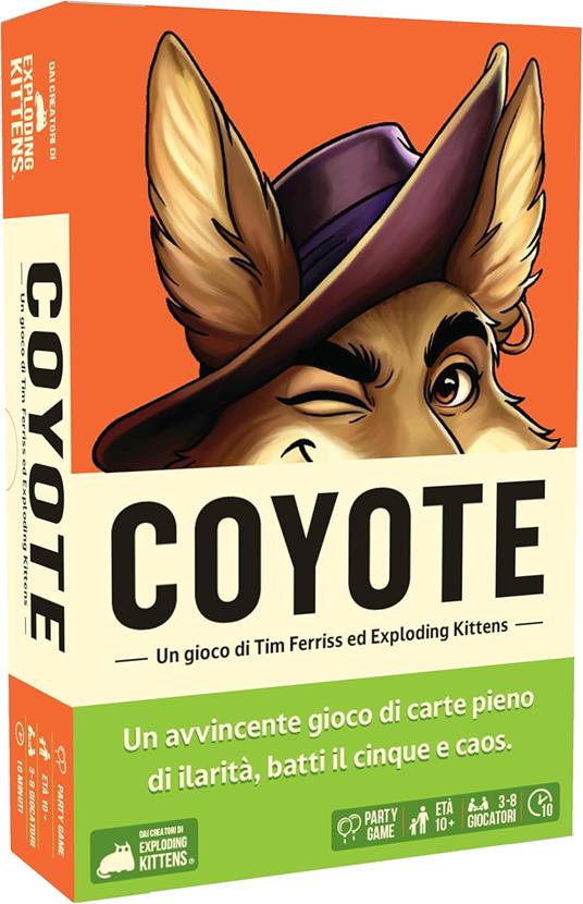Coyote. Gioco da tavolo