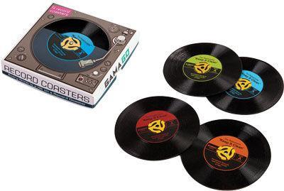 45 Record Coasters Sottobicchieri
