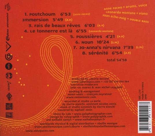 Empreintes - CD Audio di Anne Paceo - 2