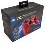 GIOTECK Controller Wired VX3 Rosso - PS3