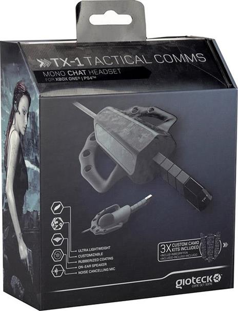 GIOTECK Cuffia TX-1 Tactical Comms