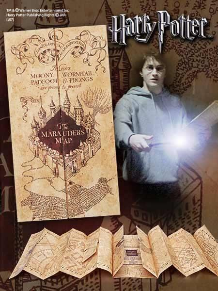 Harry Potter. Mappa del malandrino - Noble Collection - Idee
