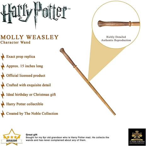 Harry Potter: Bacchetta Magica di Molly Weasley - 4