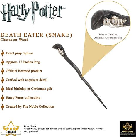 Harry Potter: Bacchetta Magica dei Mangiamorte (Serpente) - 4
