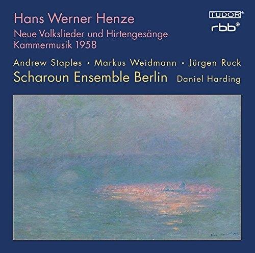 Neue Volkslieder und Hirtengesänge - Musica da camera 1958 in Lieblicher Bläue - CD Audio di Hans Werner Henze,Daniel Harding