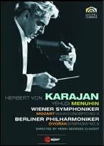 Herbert Von Karajan. Mozart Violin Concerto No. 5. Dvorák Symphony No. 9 (DVD)